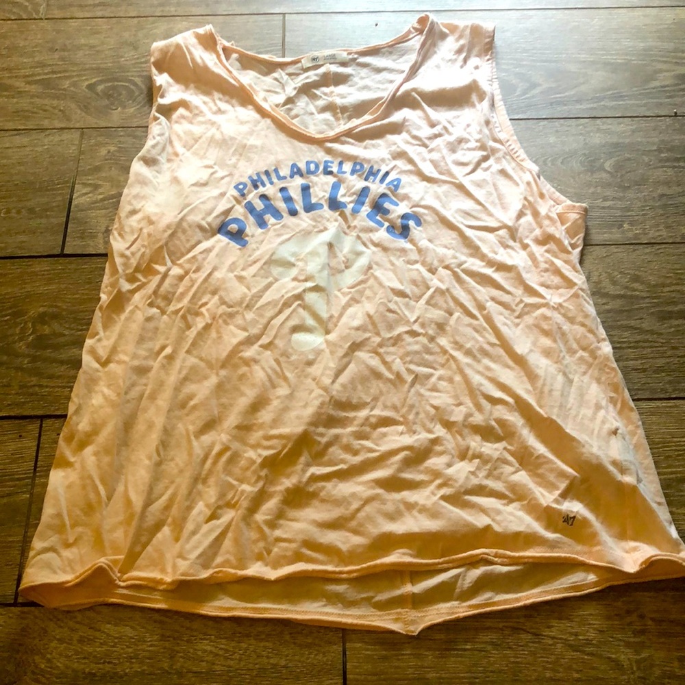 Pink Phillies tank top